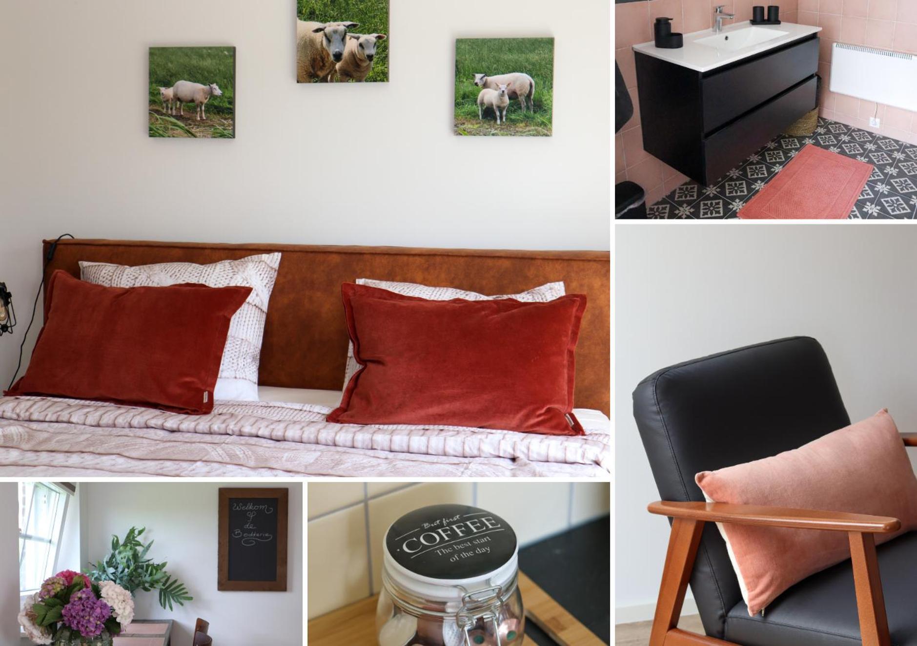 Bed & Breakfast De Bodderie Nieuwland  ภายนอก รูปภาพ